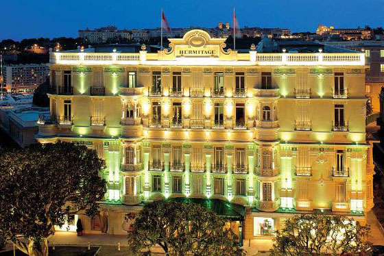 Отель Эрмитаж Монако. Hermitage hotel Monaco Monte Carlo