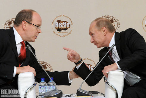 принц Альберт и Владимир Путин
