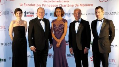 Участники благотворительного гала-вечера в Монако