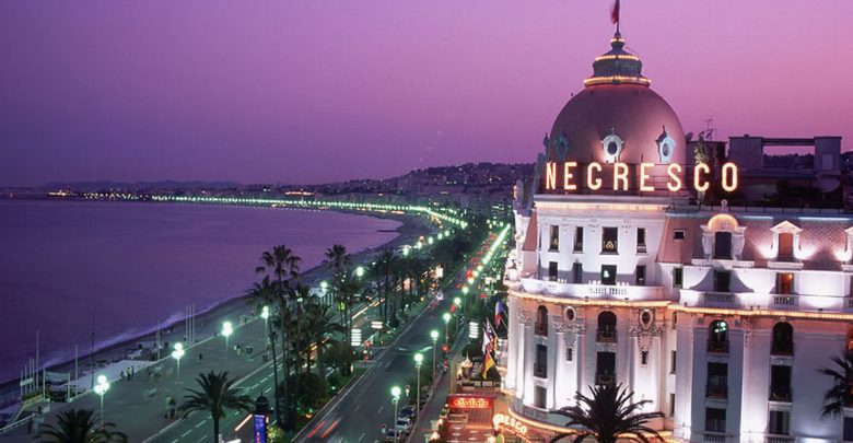 Negresco Hotel at Night