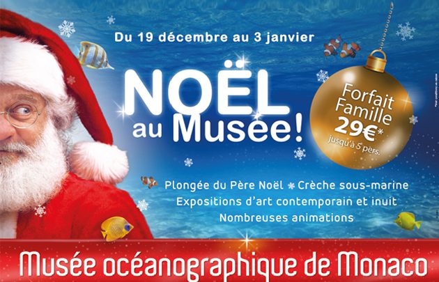 Подводная одиссея Деда Мороза в Монако