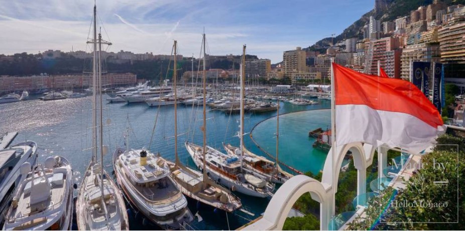 Флаг Монако Фото