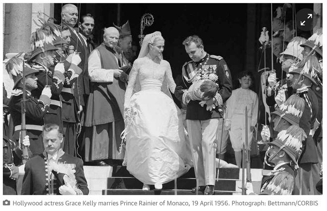 Свадьба Принцессы Грейс Келли и князя Ренье III 