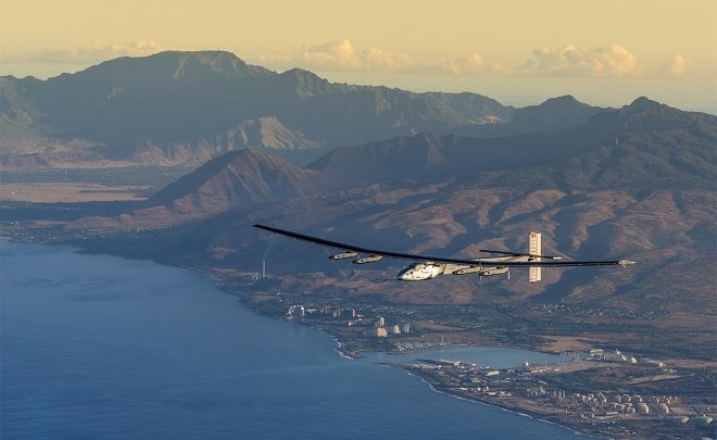 Solar Impulse 2 отправился в калифорнию