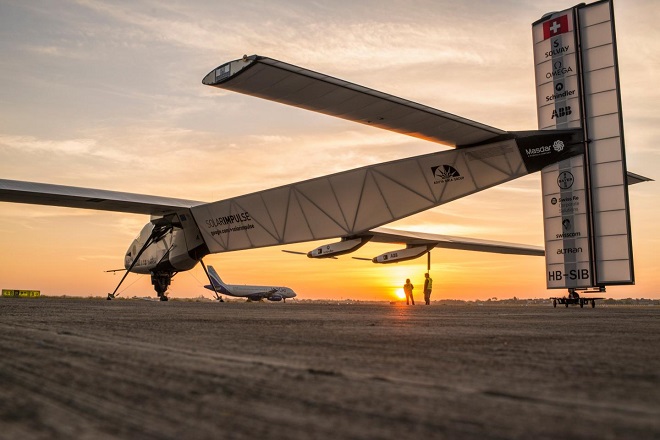 Приземление Solar Impulse 2