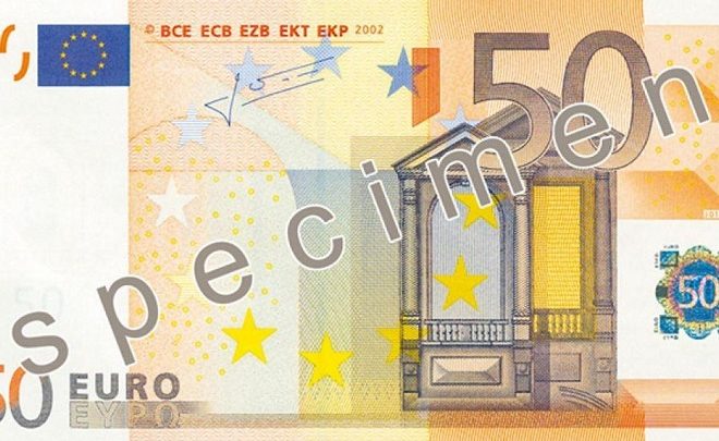 Банкнота в 50 евро