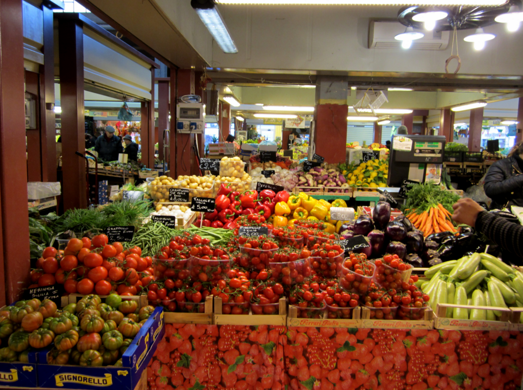 Рынок в Вентимилье