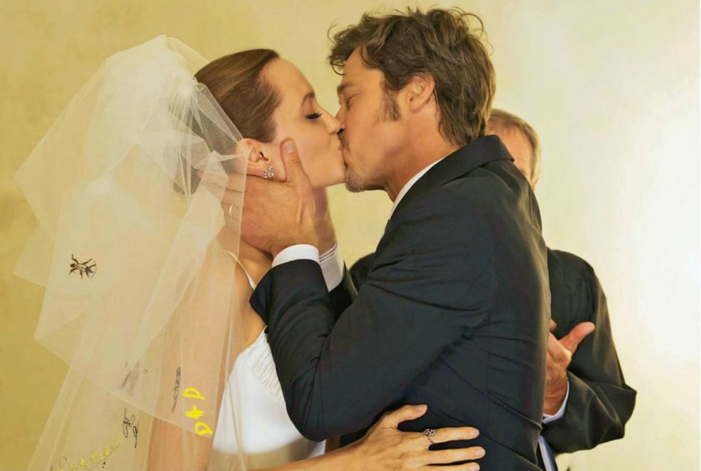 Свадьба Брэда Питта и Анджелины Джоли