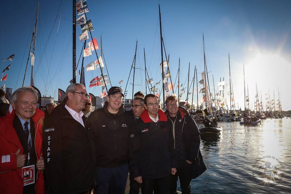 Князь Альбер II дал старт 8-й регате Vendée Globe