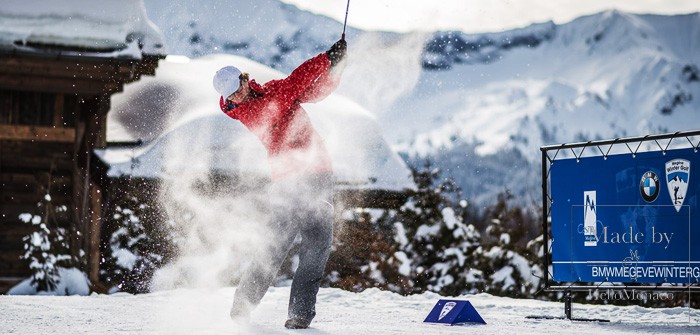 Снежный гольф в Вальберге (Valberg)