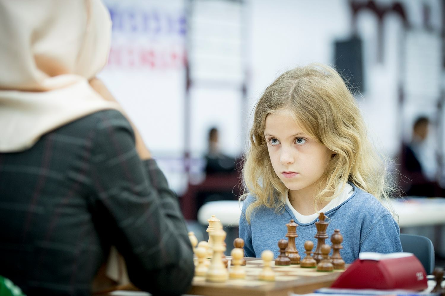 Фиорина Березовская, самая младшая участница Олимпиады, 9 лет.
