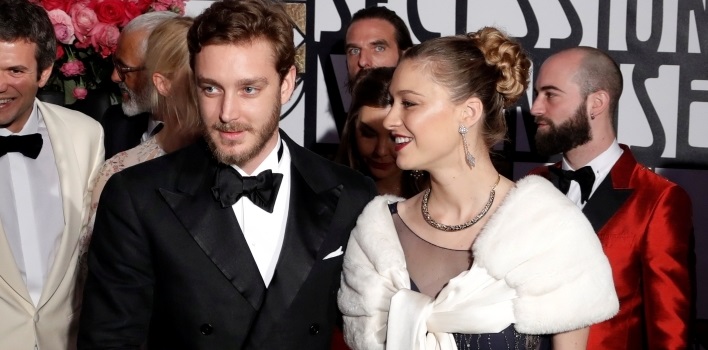 Pierre Casiraghi and Beatrice Borromeo at the Rose Ball 2017