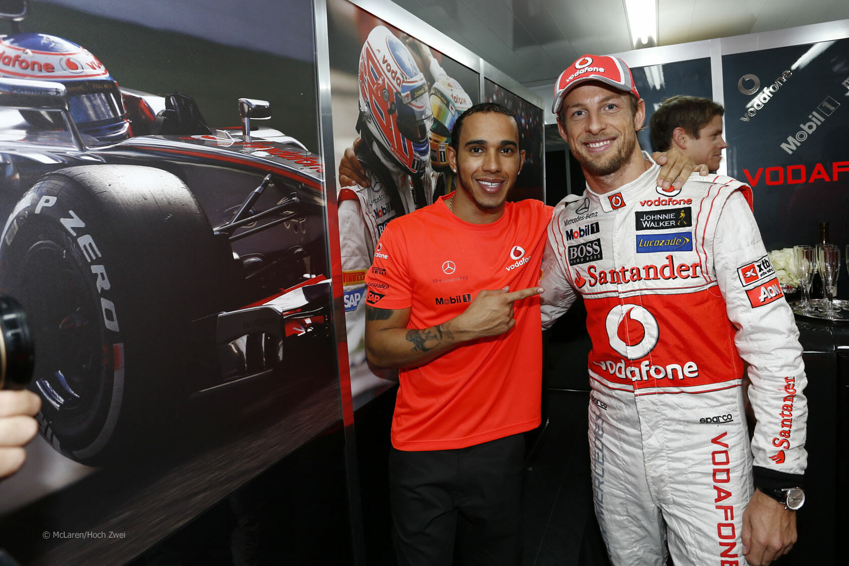 Льюис Хэмилтон (Lewis Hamilton) и Дженсон Баттон (Jenson Button) 