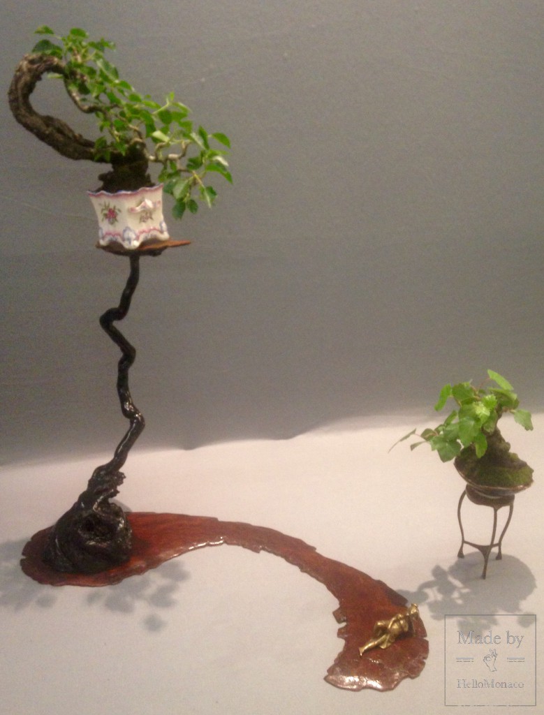 В Монако состоялась выставка миниатюрных деревьев