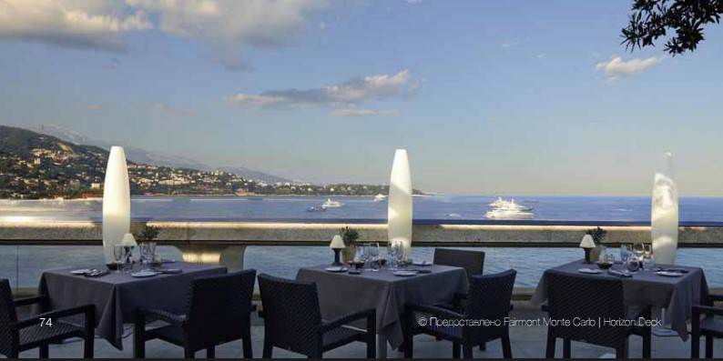 10 звездных ресторанов Монако: Horizon Deck