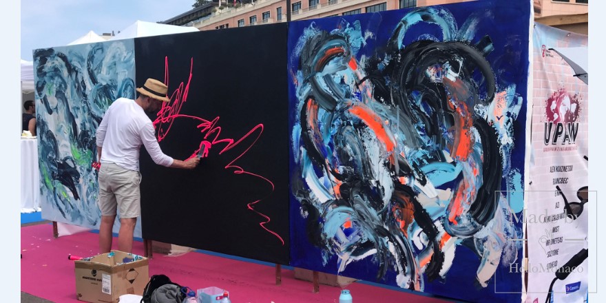 UPAW: стрит-арт художники творят в Монако