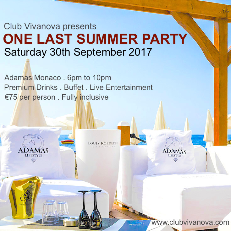 Вечеринка ONE LAST SUMMER PARTY от клуба Vivanova