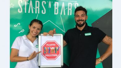 В STARS'N'BARS откажутся от использования пластиковых трубочек