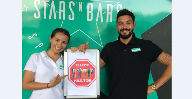 В STARS'N'BARS откажутся от использования пластиковых трубочек