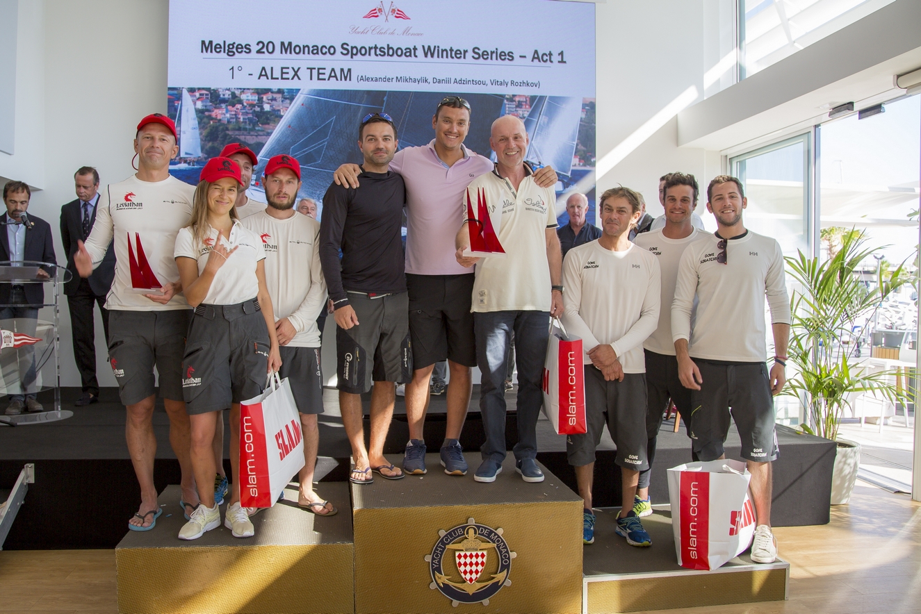 Победители первого этапа зимней регаты Monaco Sportsboat Winter Series