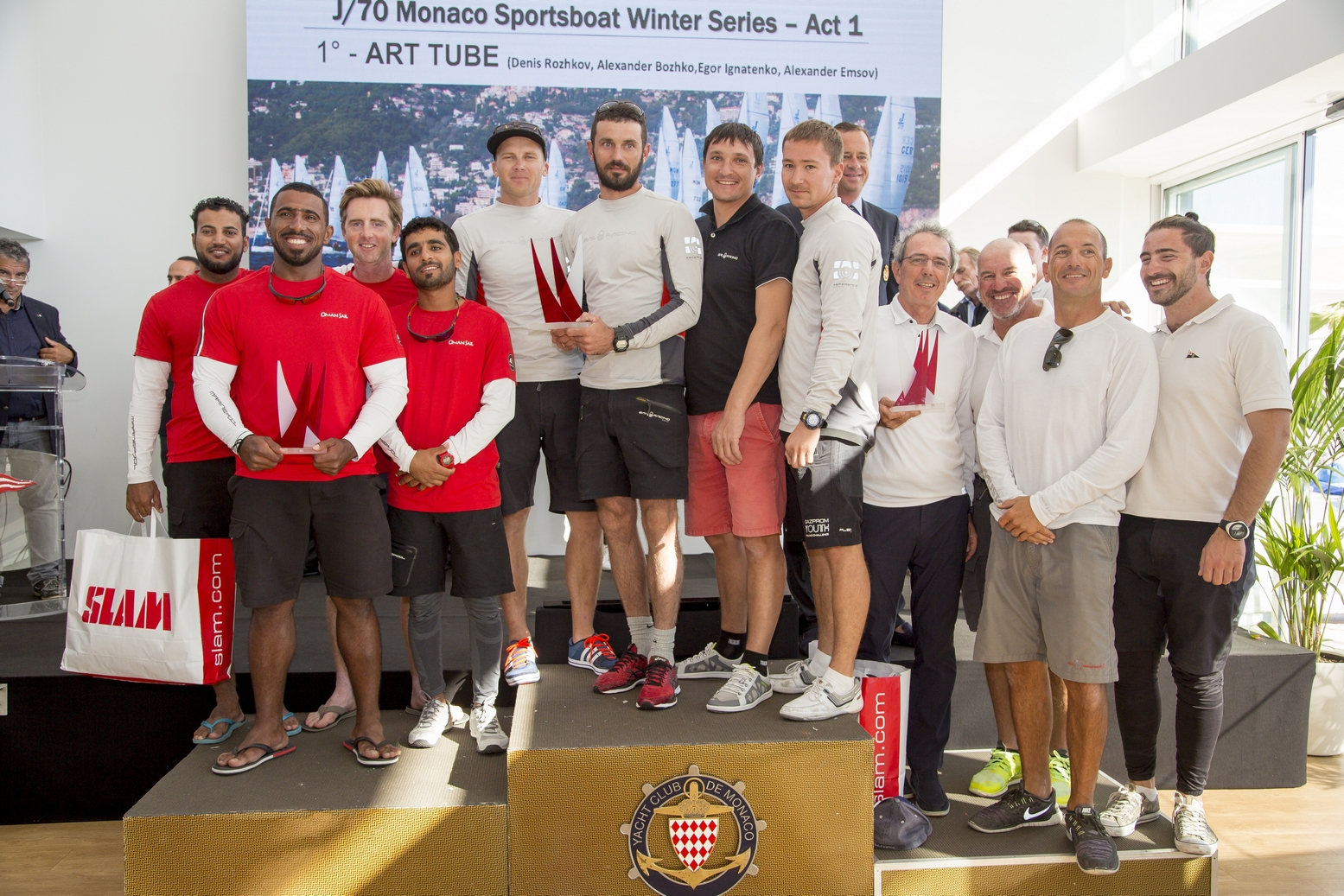 Победители первого этапа зимней регаты Monaco Sportsboat Winter Series