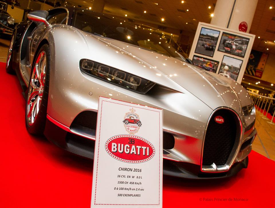 В Монако проходит выставка автомобилей Bugatti