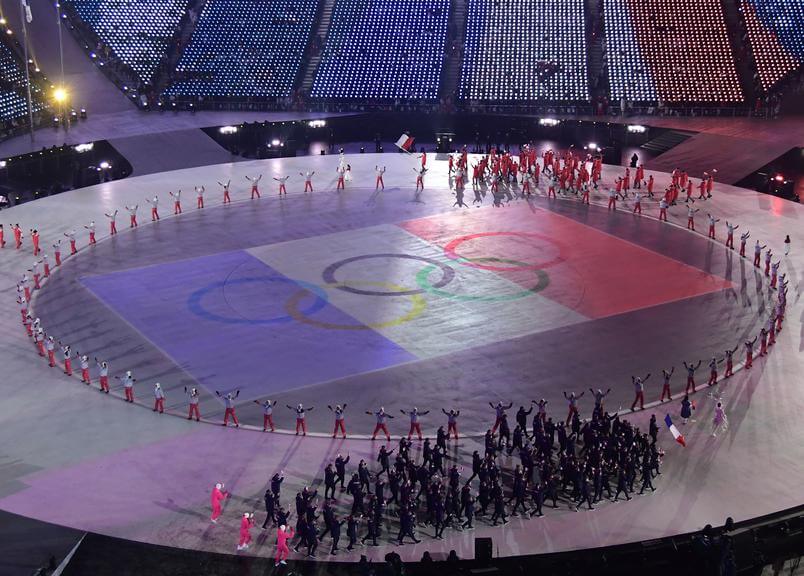 Сборная Монако на церемонии открытия XXIII зимних Олимпийских игр