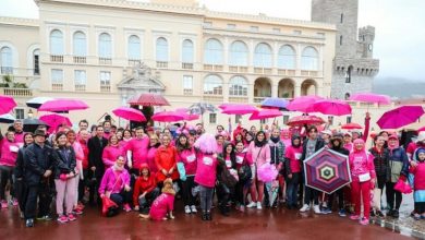 В Монако прошел ежегодный марш Pink Ribbon Walk