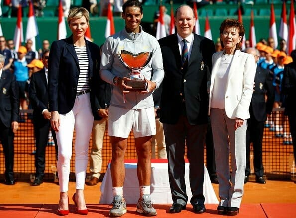 Дела княжеские: княжеская пара наградила победителя Rolex Monte Carlo Masters