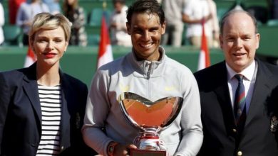 Дела княжеские: княжеская пара наградила победителя Rolex Monte Carlo Masters