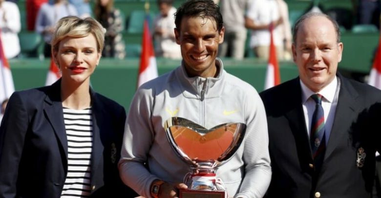 Дела княжеские: княжеская пара наградила победителя Rolex Monte Carlo Masters