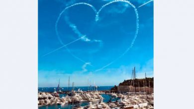 "Воздушный сюрприз" на Яхт-шоу Монако 2018