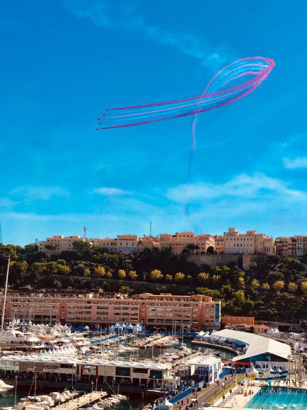 "Воздушный сюрприз" на Яхт-шоу Монако 2018