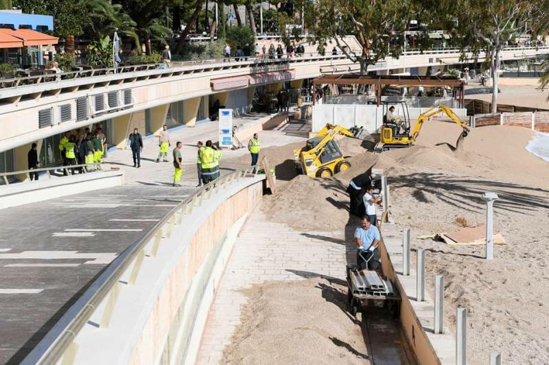 Восстановительный процесс в Монако после бури "Адриан"
