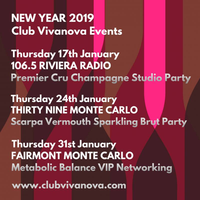 Встречайте 2019 год с клубом Vivanova - вечеринки января