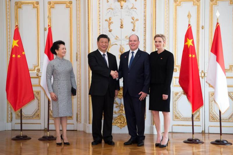 Государственный визит Председателя КНР в Княжество Монако