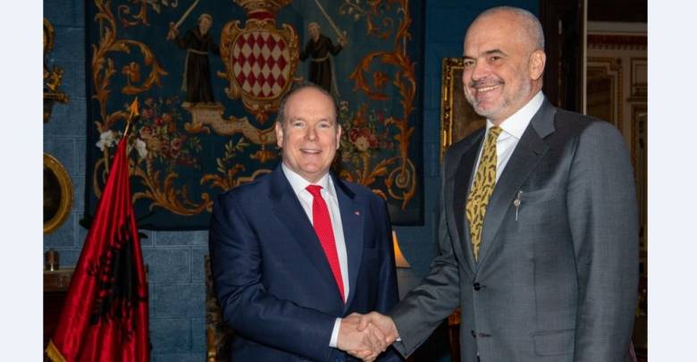 Дела княжеские: князь Монако принял премьер-министра Албании