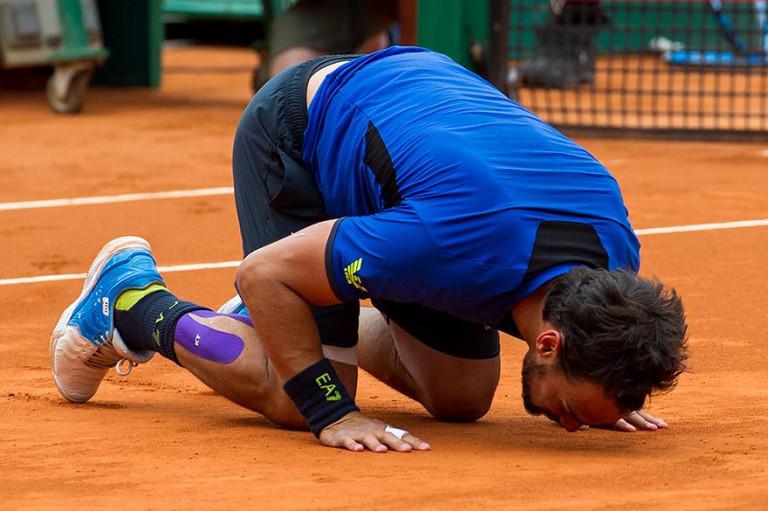 Первая победа итальянца Фабио Фоньини в Rolex Monte-Carlo Masters 1000