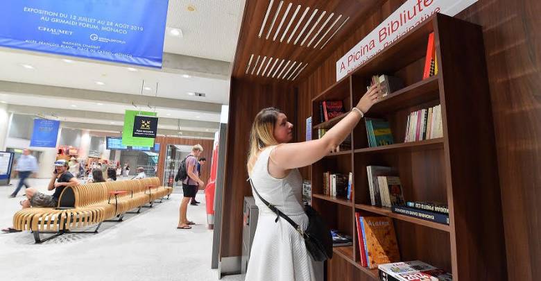 Новая “солидарная” библиотека на железнодорожной станции Монако