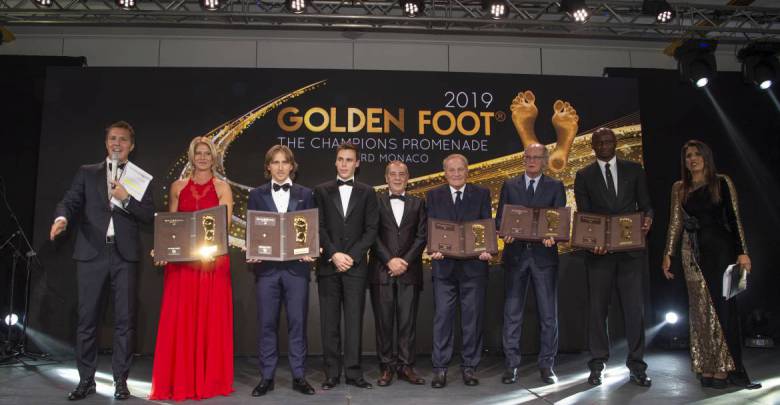 Церемония награждения Golden Foot 2019: легенды футбола чувствуют себя в Монако как дома