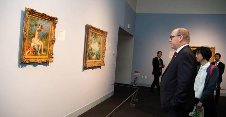 Дела княжеские: Альбер II посетил две выставки в Токио