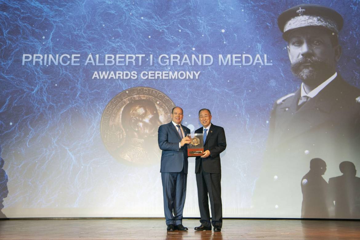 Престижная медаль Альбера I была вручена выдающимся деятелям за защиту океана