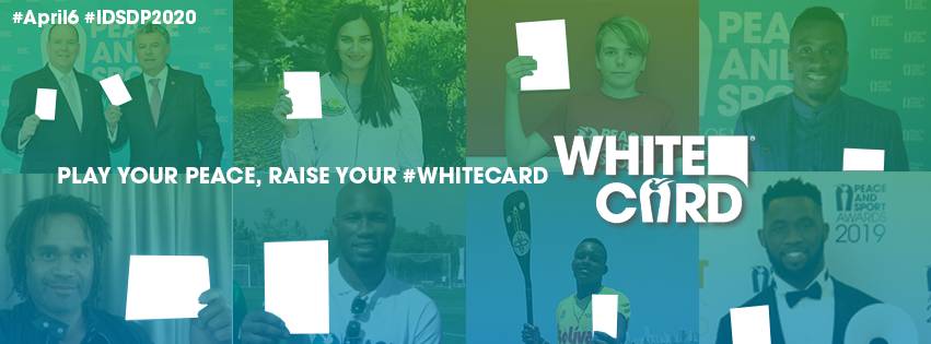 Станьте частью движения #WhiteCard в Международный день спорта на благо развития и мира