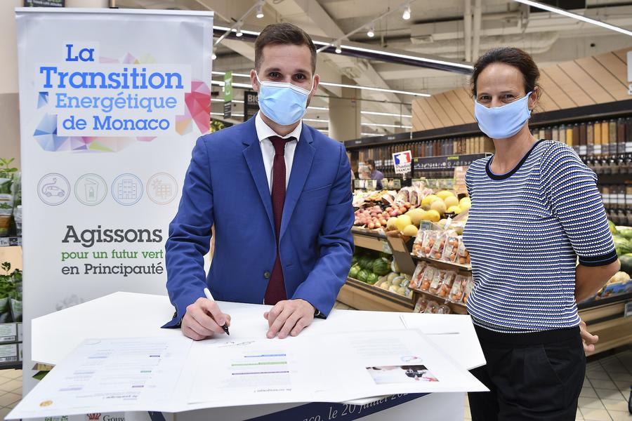 Carrefour Монако подписывает Пакт: энергосбережение и устойчивое развитие ускоряются