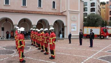 Пожарный корпус Монако приветствует новичков