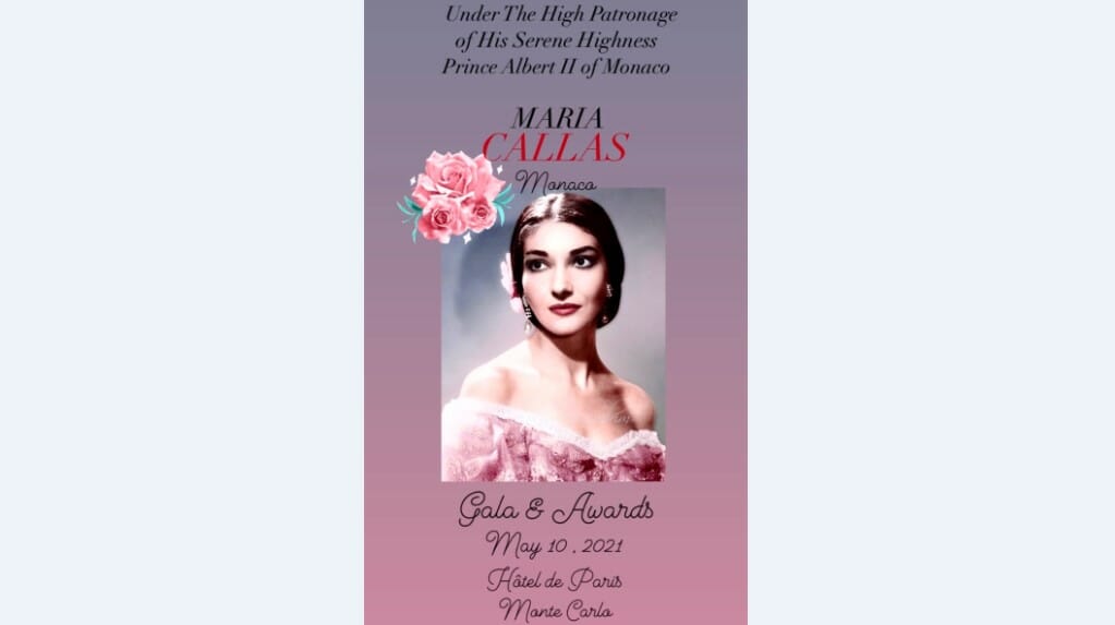 Первый гала-концерт Maria Callas Monaco Gala & Awards 2021