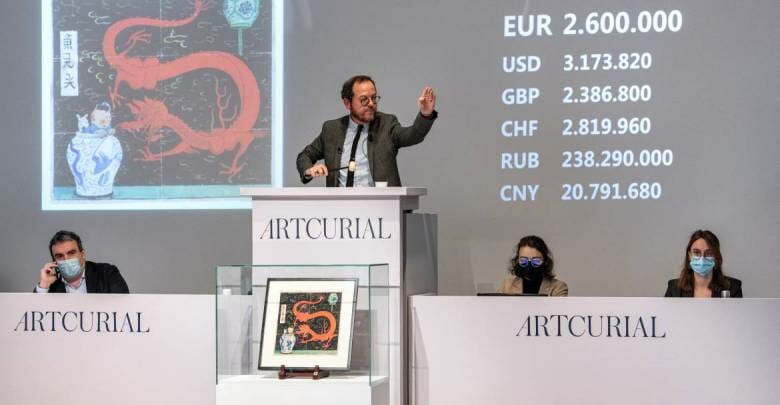 Artcurial продаёт на аукционе комикс за рекордную сумму