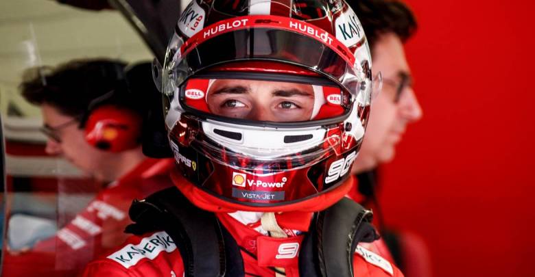 Шарль Леклер за рулём Ferrari снова вступает в гонку в Бахрейне