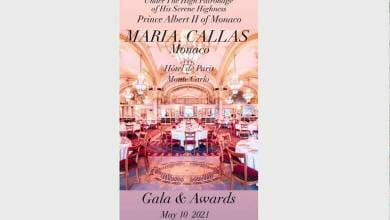 Гала Maria Callas Monaco Gala&Awards становится всё ближе