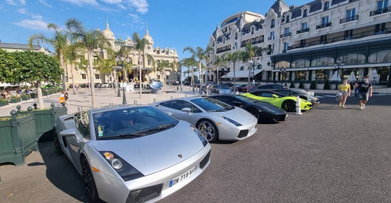 Торжественное открытие Lamborghini Club Monaco в княжестве